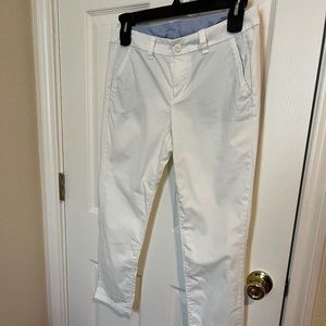 Stylus Lightweight Stretch Summer White Ankle Pants Size 6